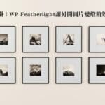 wordpress外掛：WP Featherlight讓另開圖片變燈箱效果