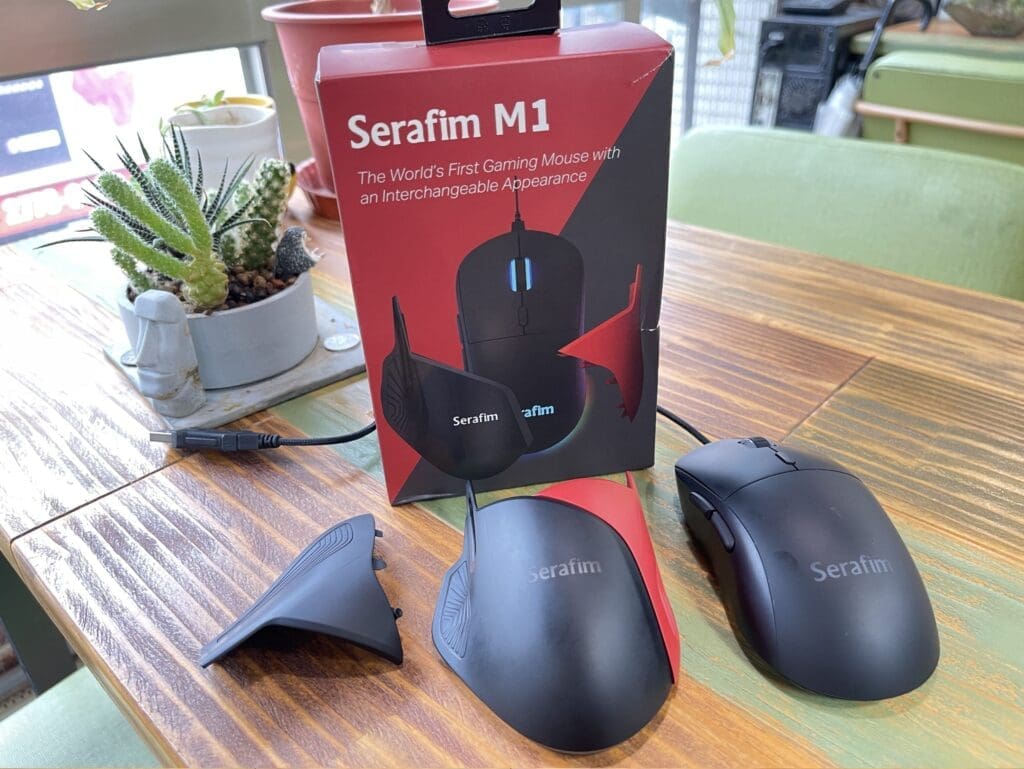 開箱：碩擎科技Serafim M1 變形電競滑鼠，12800 DPI超有感