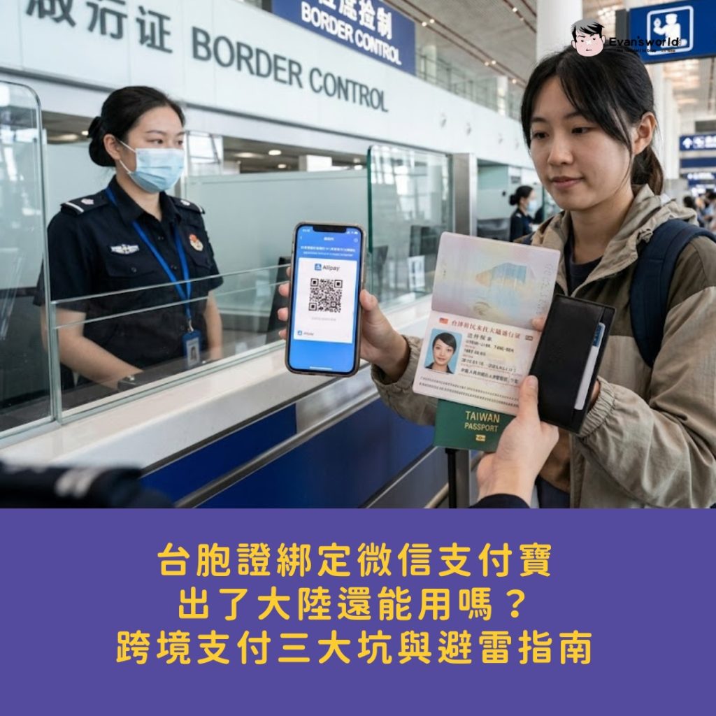 台胞證綁定微信支付寶，出了大陸還能用嗎？跨境支付三大坑與避雷指南